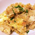 man10屋's cooksnap of when they made 豆腐と卵のシンプルリゾット.