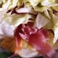 しーとちー's cooksnap of when they made レタスと生ハムのサラダピザ(｡╹◡╹｡).