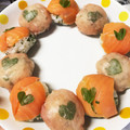 おにくぴよ。's cooksnap of when they made ハートが可愛い♡簡単生ハム手まり寿司♪.