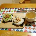 komutatata's cooksnap of when they made ＊チリマヨちくわ＊手巻きごはん♪.