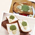 yuttyon's cooksnap of when they made ちょっとカメさん☆…デコメロンパン☆.