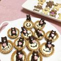 心葉ママ's cooksnap of when they made キュートなふちクマ＆抱っこクマのチョコ♪.