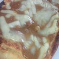 清ちゃん0430's cooksnap of when they made 残ったカレーのチーズトースト.