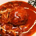 ごーや3's cooksnap of when they made 煮込みチーズハンバーグ！子供達も大好き♪.