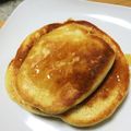 べてご飯's cooksnap of when they made もっちり餅もちホットケーキ.*✿.