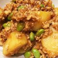 Minnie74's cooksnap of when they made 簡単新じゃがのそぼろ煮☆.