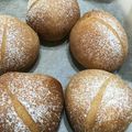 あいらりおな's cooksnap of when they made 全粒粉入り丸パン(酒粕酵母).