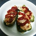 なごみん＊'s cooksnap of when they made 豆腐入り　ピーマンの肉詰め.