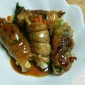 ふみこばあ's cooksnap of when they made 【甘辛ダレ】☆長芋の豚肉巻き☆.