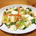 にじいろリンゴ's cooksnap of when they made うちの夕飯　温やっこキャベツあんがけ.