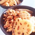 MIE88888's cooksnap of when they made レンコンとごぼうの肉みそ炒め.