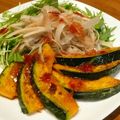 たかべえ's cooksnap of when they made かぼちゃのスイートチリソースがけ♡.