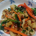 nori1984's cooksnap of when they made あと一品♡ほうれん草×チクワ簡単炒め.