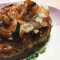 さぃたん's cooksnap of when they made 豚ひきで作るふっくら美味のおろしそバーグ.