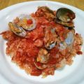momo634's cooksnap of when they made 活あさりのトマトリゾット.