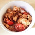 au_21's cooksnap of when they made 簡単ヘルシー優しい味♡トマト入り親子丼.