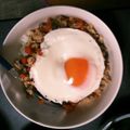 泉李†'s cooksnap of when they made ♡給食の味 そぼろ丼♡.