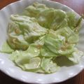 miyuki12's cooksnap of when they made パリッとにんにくレモンだれキャベツ.