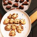 涼香＠うさぎ系女子's cooksnap of when they made ♡﻿チョコ&ナッツのドロップクッキー♡﻿.
