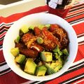 SacMic's cooksnap of when they made カフェごはん★サーモンとアボカドの漬け丼.
