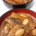 kimimaruo's cooksnap of when they made ■牛すじ肉・大豆・大根のみそ煮込み■.