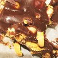 ricotanmam's cooksnap of when they made 炒り大豆(節分豆)で簡単ソフトチョコバー.