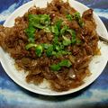 tsys1124's cooksnap of when they made 漫画めし：シャリアピンステーキ丼.
