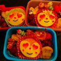 rinrin5555's cooksnap of when they made キャラ弁＊バレンタインにも＊ドキンちゃん.
