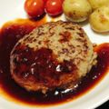 あちゃぽ♡'s cooksnap of when they made 基本のハンバーグ.