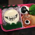 まっきー♪３７'s cooksnap of when they made ゲゲゲのべとべとさん☆簡単キャラ弁.