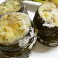 maruru-nn's cooksnap of when they made かまぼこ挟み 甘辛ナス.