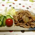みゆこ♪ママ's cooksnap of when they made フライパンで簡単！豚肉の生姜焼き♪.