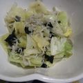 れおいち's cooksnap of when they made 低糖質レシピ☆キャベツとしらすのサラダ.