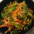 ぷ～よねこ's cooksnap of when they made にんじん、ピーマンのじゃこ炒め.