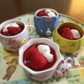 桃華0408's cooksnap of when they made 簡単でかわいい。いちごムース.