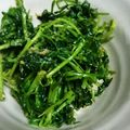 サインはチョキ's cooksnap of when they made はこべのゴマあえ.