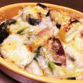 ayaka☆mu's cooksnap of when they made ナスとキャベツのカレーチーズ焼き.