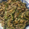 もｰこ's cooksnap of when they made ゴーヤと豚ひき肉のオイスター炒め.
