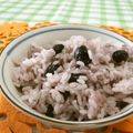 赤い電話's cooksnap of when they made 黒豆ごはん.