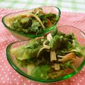 赤い電話's cooksnap of when they made レタスとカニカマのみそ和え.