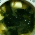 ma___111's cooksnap of when they made レンジで簡単即席味噌汁☆お豆腐とわかめ。.
