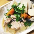 micchily's cooksnap of when they made ひらたけと鶏肉の具沢山煮物with煮玉子.
