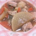 しらたまこもも's cooksnap of when they made トロトロうまうま！肉大根の煮物.