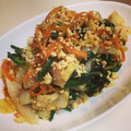 カクタスぽぷら's cooksnap of when they made 給食風レシピ☆白菜とほうれん草のごまあえ.