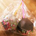 machi02's cooksnap of when they made カステラチョコのロリポップ.