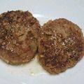 sanenori's cooksnap of when they made 美味しい！ 照り焼き 豆腐ハンバーグ.