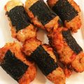 まゆペロリ's cooksnap of when they made 川エビとすりレンコンの磯辺揚げ.