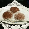 painwood's cooksnap of when they made レンジで簡単！チョコカスタード大福.