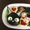 yusaraki's cooksnap of when they made キャラ弁★魔女の宅急便ｼﾞｼﾞとｷｷ.