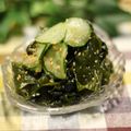 ぽっぽぺぺ's cooksnap of when they made 【男前レシピ】きゅうりとわかめの酢の物.